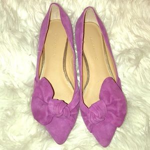 Banana republic purple flats